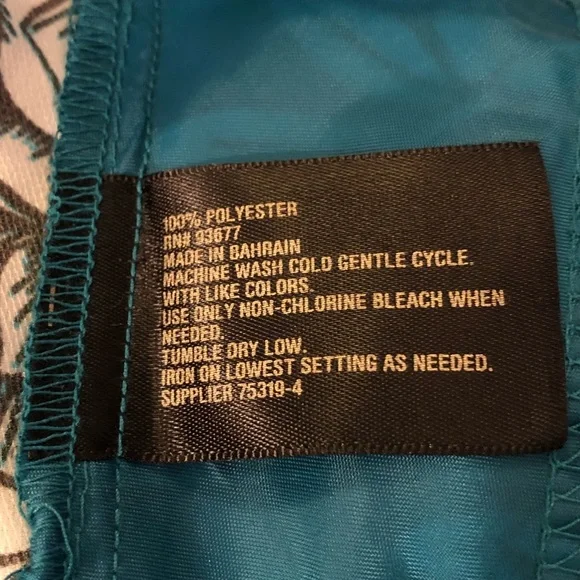 Floral Blue Women's Pants - Picture 14 of 16